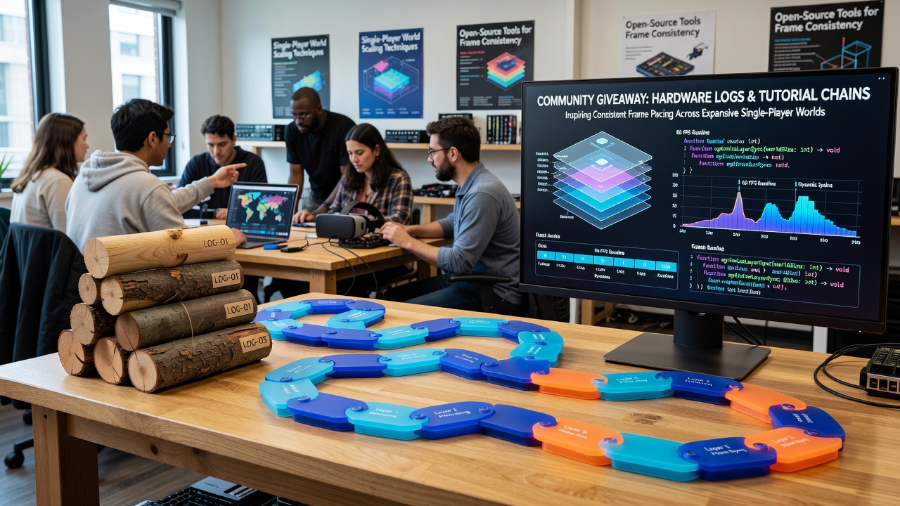 Community members reviewing hardware logs from recent giveaways to develop software layering tutorials