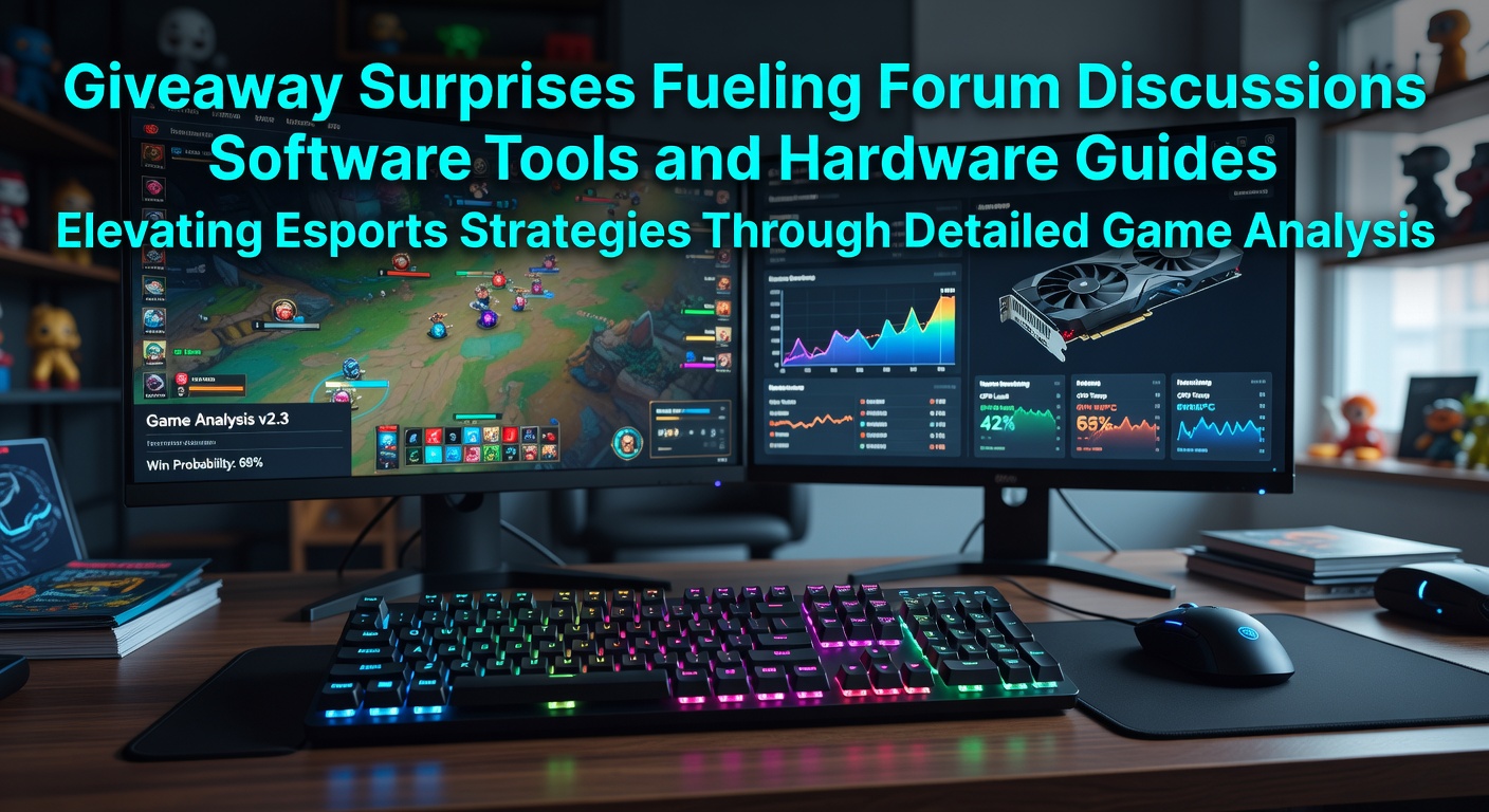 Community forum threads buzzing with discussions on giveaway surprises and esports analysis tools