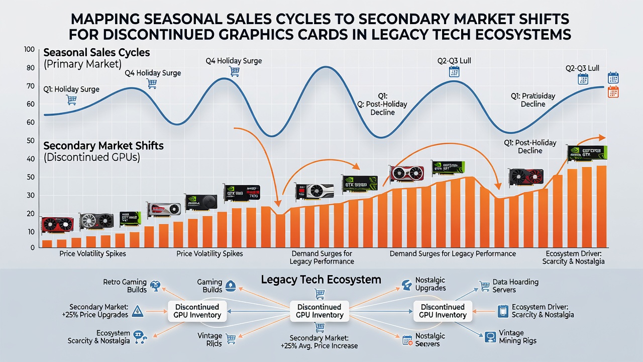 Secondary market listings of older graphics cards used in game preservation efforts