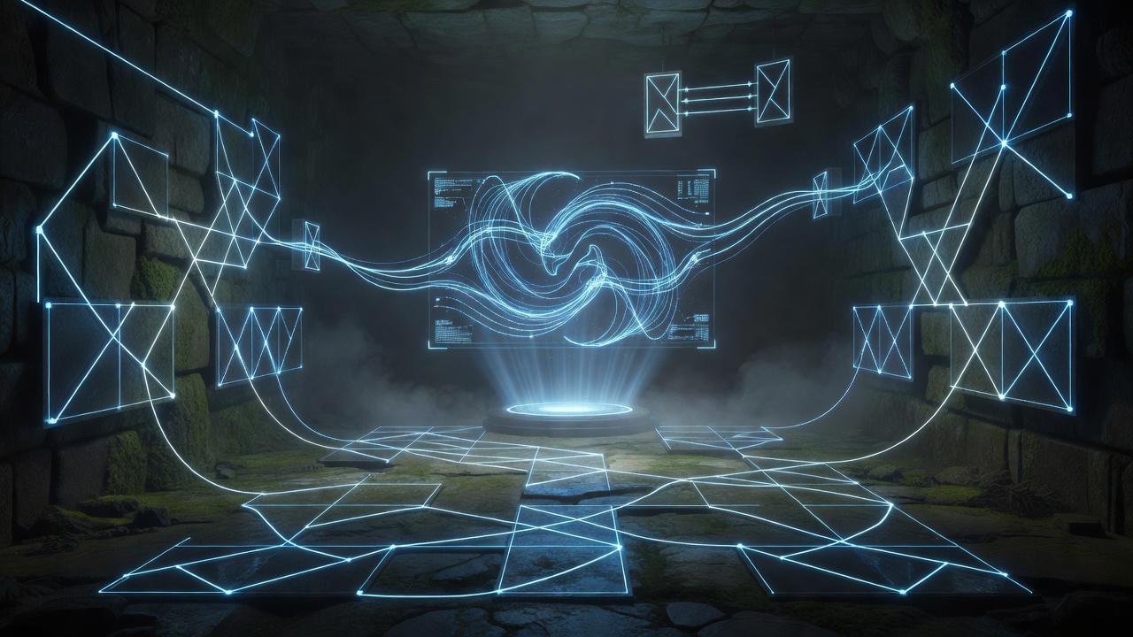 Player-shared sensitivity graphs displayed on monitors during analysis of navigation patterns in atmospheric puzzle games
